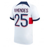 Camisa de time de futebol Paris Saint-Germain Nuno Mendes #25 Replicas 2º Equipamento 2023-24 Manga Curta
